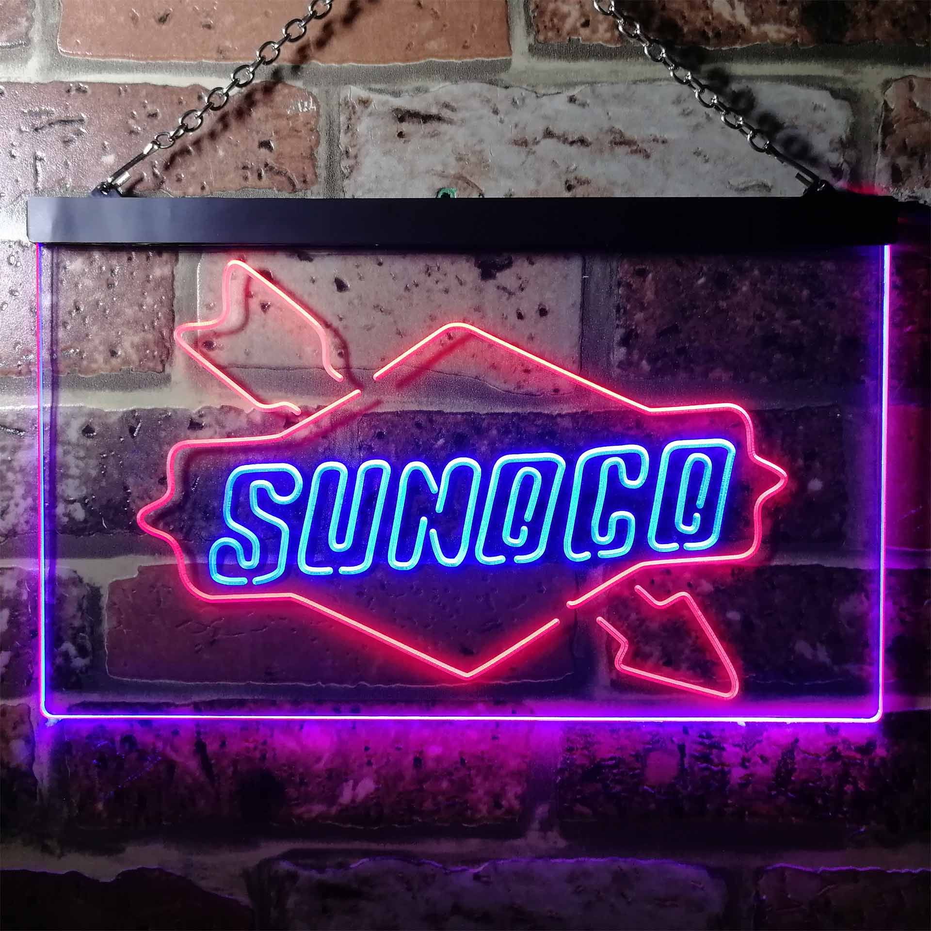 Sunoco Dual LED Neon Light Sign